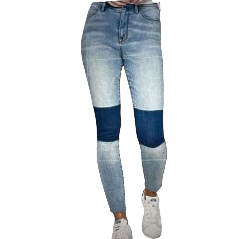 PACSUN Women’s Super High-Rise Skinniest Button Fly Denim Jeans Blue Size 29